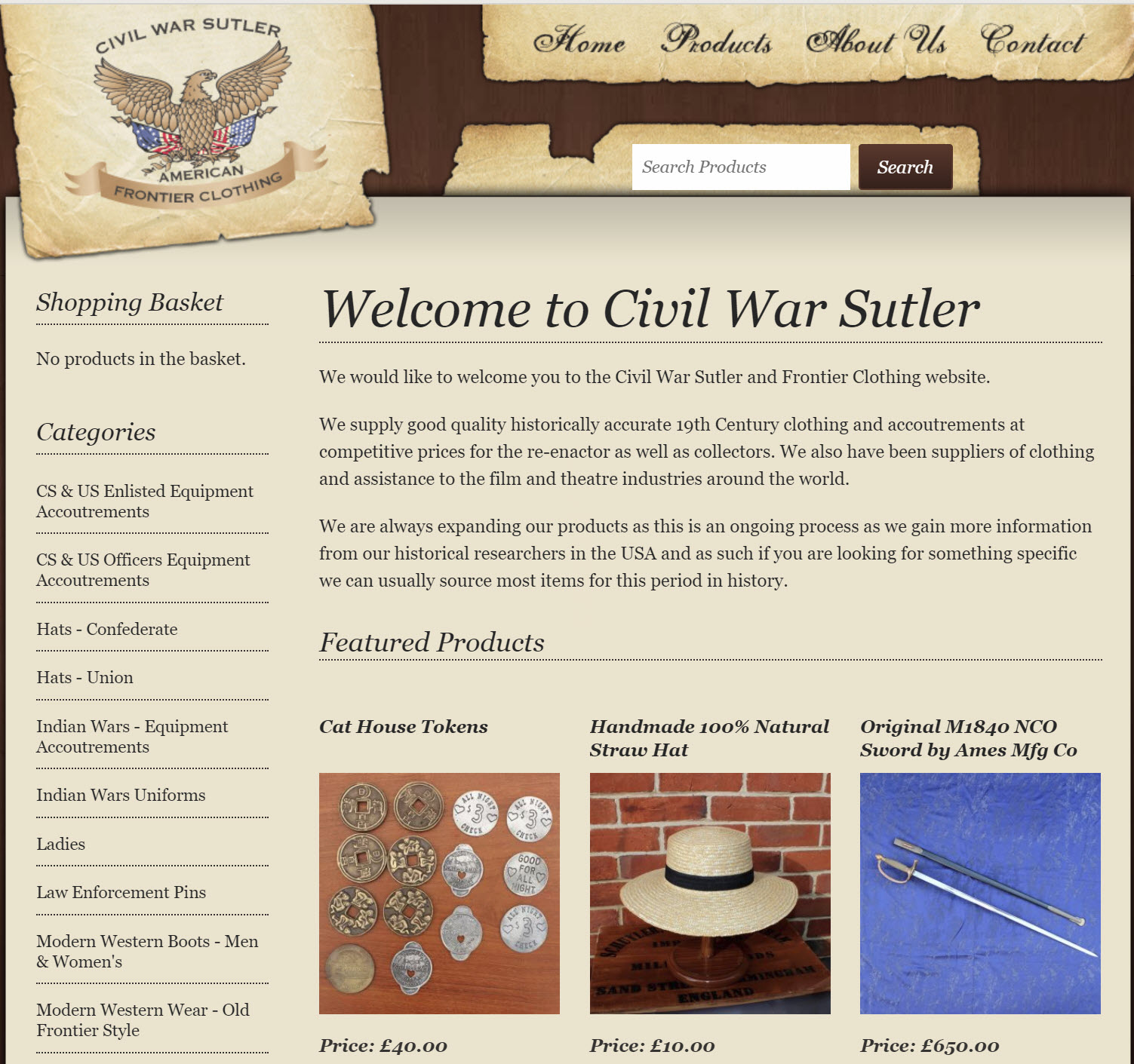 Civil War Sutler